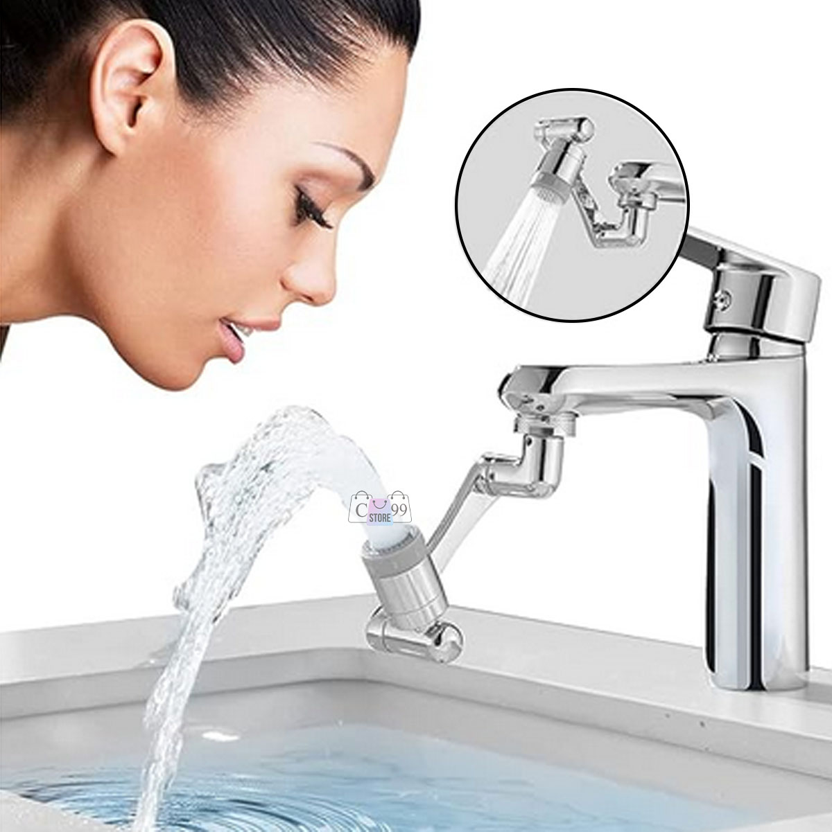 Miniatura 4 de Grifo Expansor Llave Giratorio de 1080°